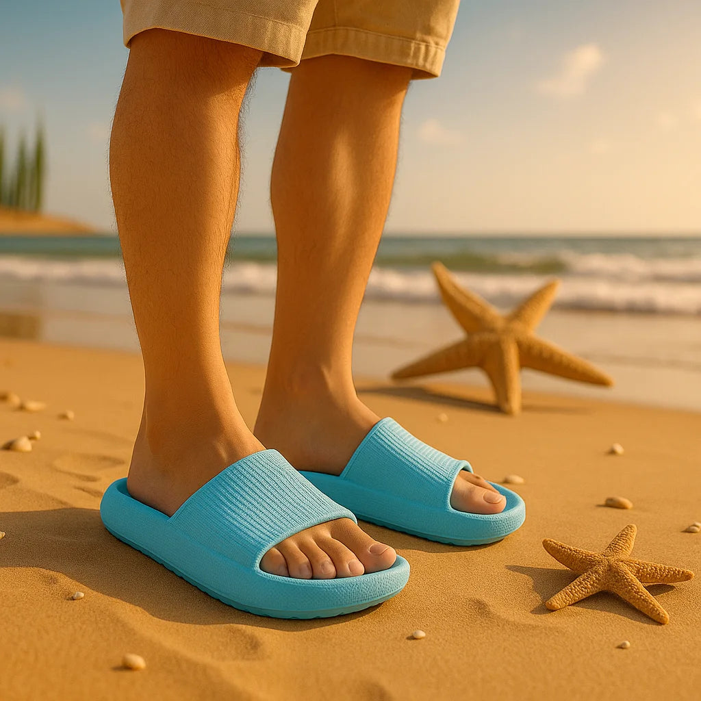 EVA Thick Sole 4cm Beach Slippers