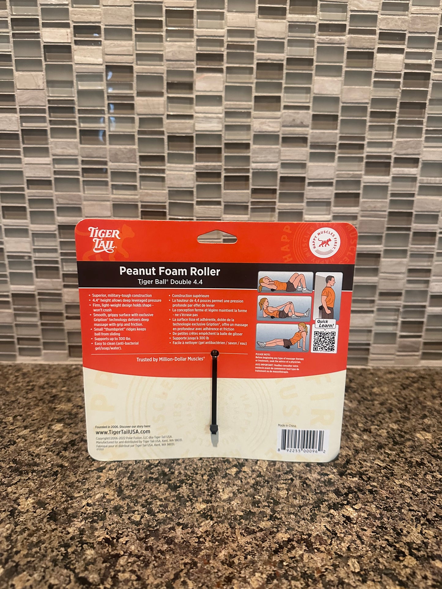 Tiger Tail- Peanut Foam Roller