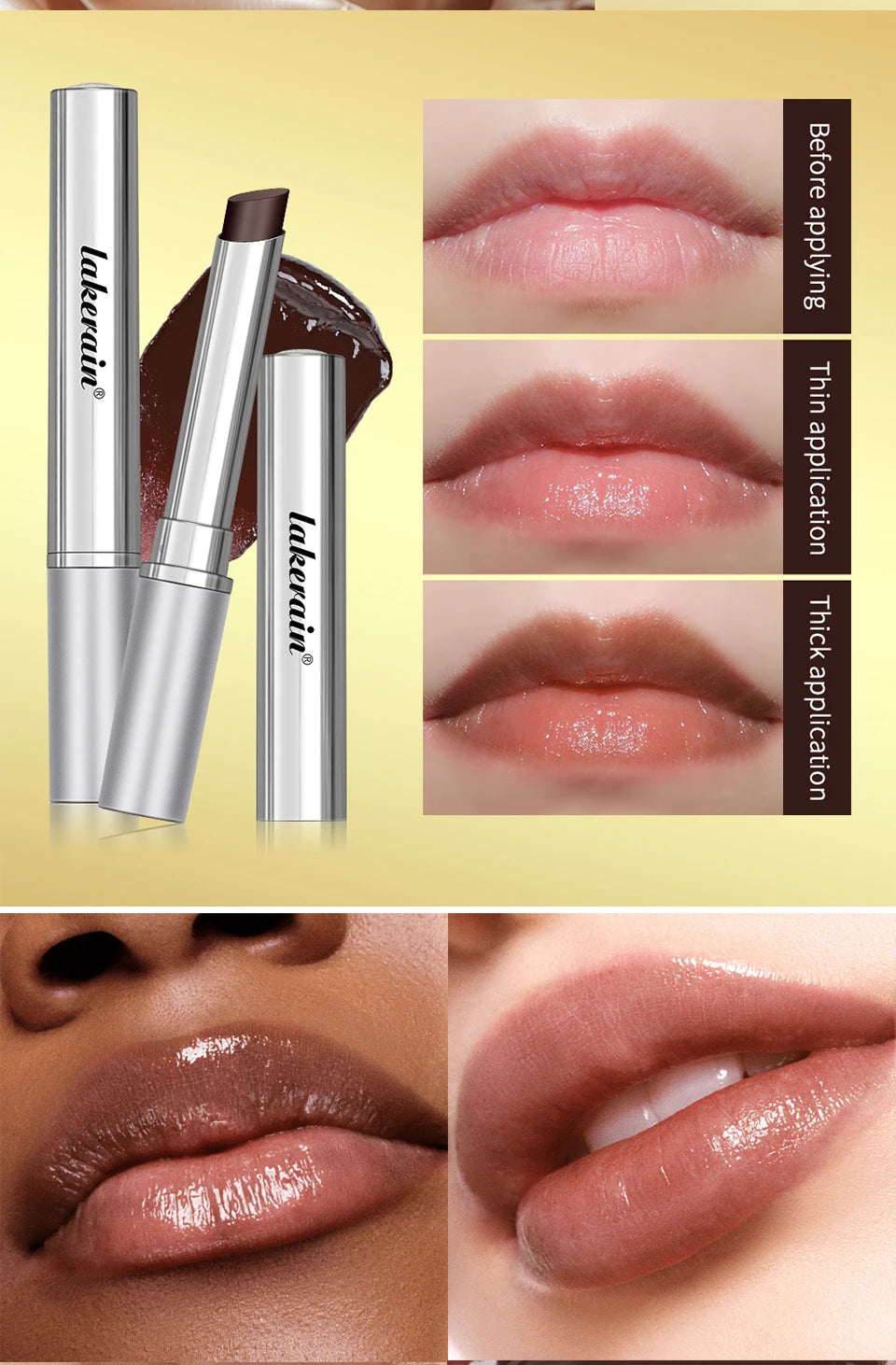 Black Honey Lipstick Long Lasting Moisturizing Natural Lip Plumper
