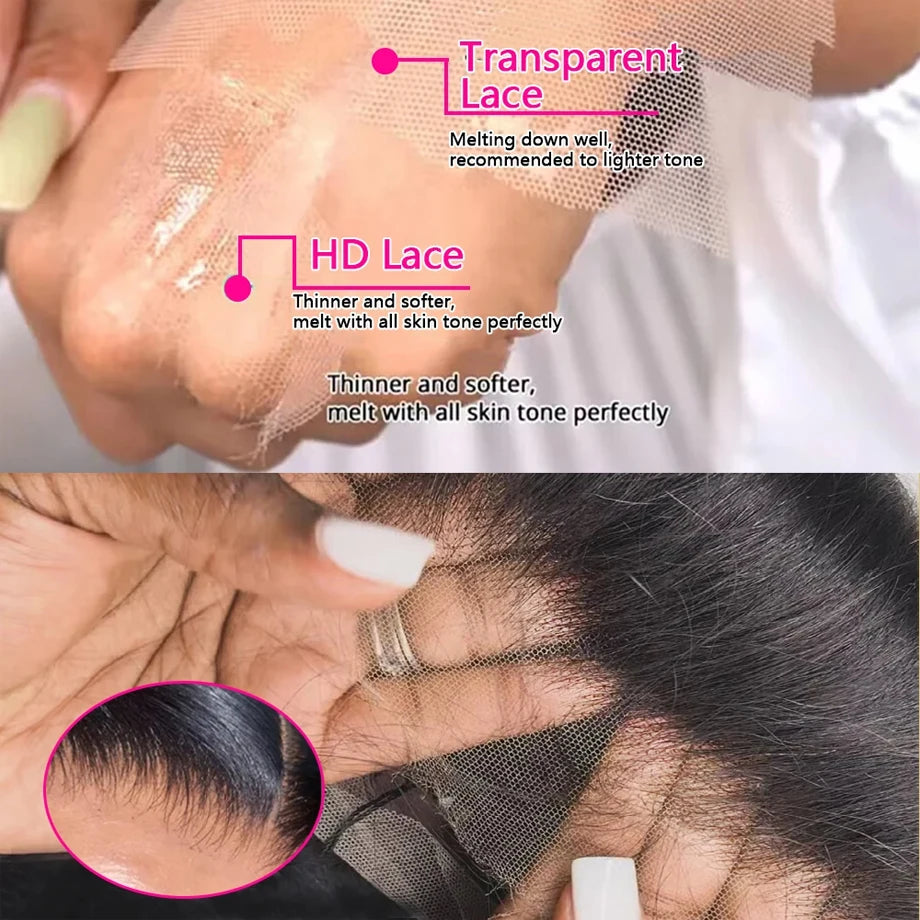 Brazilian HD Lace Frontal Human Hair Wigs